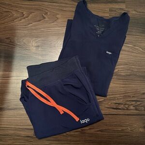 Lago Navy scrub SET XL